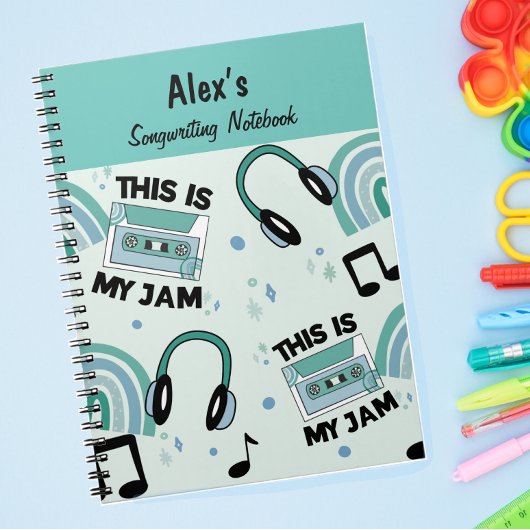 おもしろいグリーンボーイズ作曲ノート ノートブック