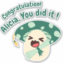 おもしろいグリーンマッシュルームグラード