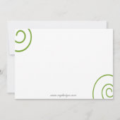 おもしろいグリーン企業のパーティの招待状 招待状 (裏面)