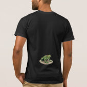 おもしろいグリーン自然愛好家のためのグラフィックティー Tシャツ (裏面)