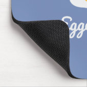 おもしろいグルメかわいい卵の卵のユーモアのあるフードパン マウスパッド (コーナー)