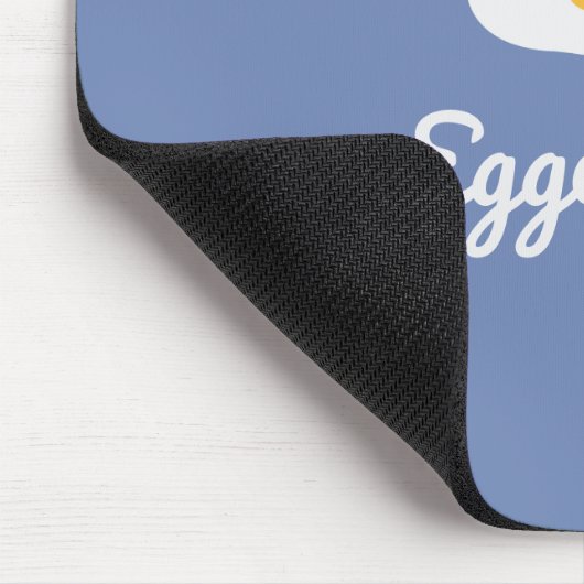 おもしろいグルメかわいい卵の卵のユーモアのあるフードパン マウスパッド (コーナー)