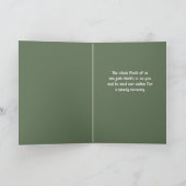 おもしろいグループの鶏が元気になる シーズンカード (内部)