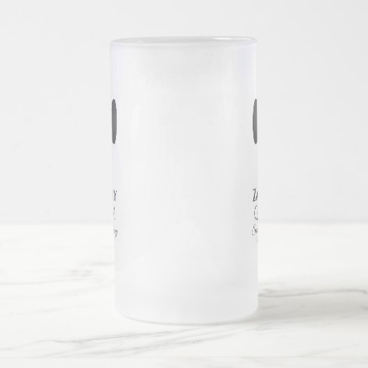 おもしろいグルームブラックタイタキシードフロストビールマグ フロストグラスビールジョッキ (中央)