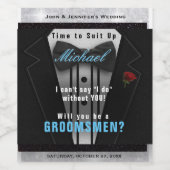 おもしろいグロムスマン招待状 ワインラベル (シングルラベル)