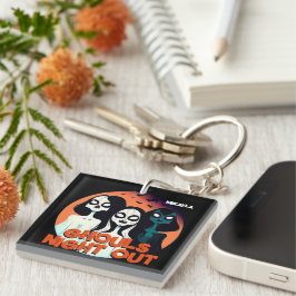 おもしろいグールズナイトアウト キーホルダー