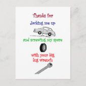 おもしろいゲイ ポストカード (正面)