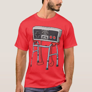 おもしろいゲーマー ゲーム レトロ 80年代 90年代 ビデオゲーム おじさん Tシャツ