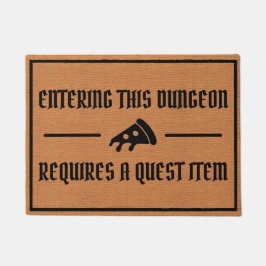 おもしろいゲームのユーモアのミニマ素朴リスト ドアマット