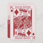 おもしろいゲームナイトパーティー 招待状 (正面/裏面)