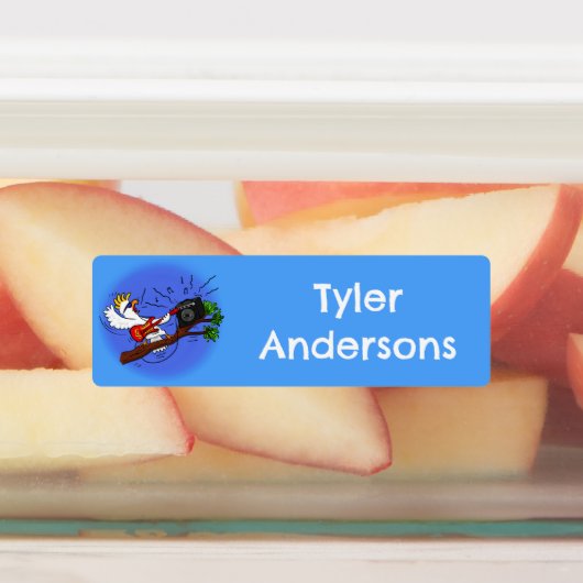 おもしろいコカトロックのギタパーソナライズされたー ラベル (貼付)