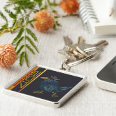 おもしろいコケレ中国のルRooster年〔占星術の〕十二宮図KeyC キーホルダー (側面)