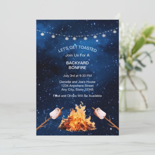 おもしろいコズミックバックヤードボンドファイア 招待状 (スタンド正面)