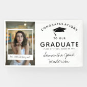 おもしろいコラージュ卒業祝い 横断幕 (横)