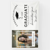 おもしろいコラージュ卒業祝い 横断幕 (縦)