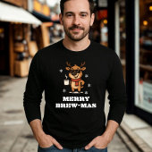 おもしろいコーヒーのトナカイ Tシャツ