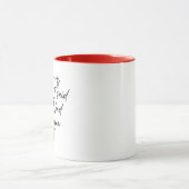 おもしろいコーヒーマグ：ごめんなさい マグカップ (中央)