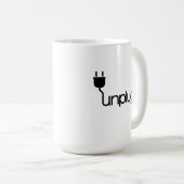 おもしろいコーヒーマグ – アンプラグ – 引用文 コーヒーマグカップ (正面右)