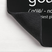 おもしろいゴアリーゴールキーパー定義サッカーホッケープラン マウスパッド (コーナー)