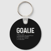 おもしろいゴアリー定義サッカーホッケーギアゴアキープ キーホルダー (正面)