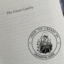 おもしろいゴシック学書図書館の骨組 ラバースタンプ