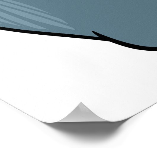 おもしろいゴリラブクールルーアペアニマルデザイン ポスター (角)