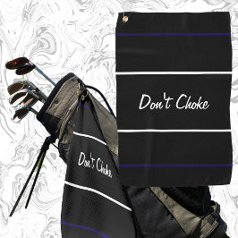 おもしろいゴルファーの黒チョークギフト ゴルフタオル