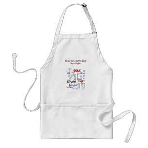 おもしろいゴルファーよりBBQシェフの方が良い スタンダードエプロン
