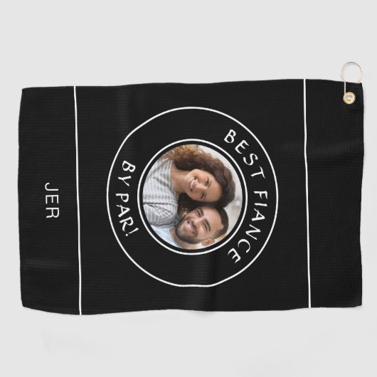 おもしろいゴルファー最高のフォトフィアンスバイおもしろいパー ゴルフタオル (横)