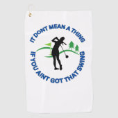 おもしろいゴルファー用ゴルフタオル ゴルフタオル (正面)