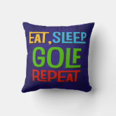 おもしろいゴルフテーマジョークゴルファー クッション (裏面)