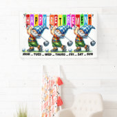 おもしろいゴルフハッピーリタイア 横断幕 (インサイチュ)