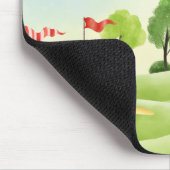 おもしろいゴルフマウスパッド私にバーディを話す マウスパッド (コーナー)