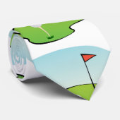 おもしろいゴルフ柄ネックタイ ネクタイ (ロール)