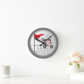 おもしろいゴルフ用ゴルフカート用ボール ラウンド壁時計 (ホーム)