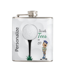 おもしろいゴルフ – 本当に疲れる フラスク