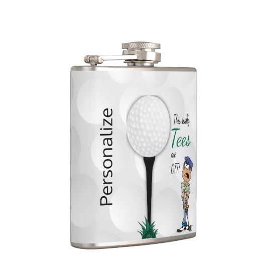 おもしろいゴルフ – 本当に疲れる フラスク (右)