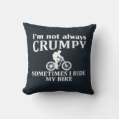 おもしろいサイクリング引用文 クッション (正面)