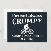 おもしろいサイクリング引用文 シーズンポストカード (正面/裏面)