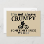 おもしろいサイクリング引用文 シーズンポストカード (正面/裏面)