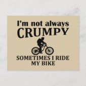 おもしろいサイクリング引用文 シーズンポストカード (正面)