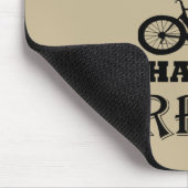 おもしろいサイクリング感動的引用文 マウスパッド (コーナー)