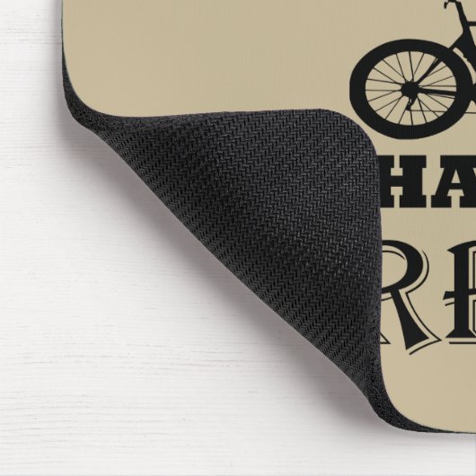 おもしろいサイクリング感動的引用文 マウスパッド (コーナー)