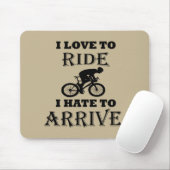 おもしろいサイクリング感動的引用文 マウスパッド (マウス)