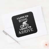 おもしろいサイクリング スクエアシール (封筒)