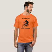 おもしろいサイクリング Tシャツ (正面フル)