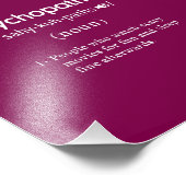 おもしろいサイコパス定義ワイン フォトプリント            (角)