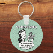 おもしろいサイコロ- Bunco Playerを感謝していレトロしたい キーホルダー (正面)