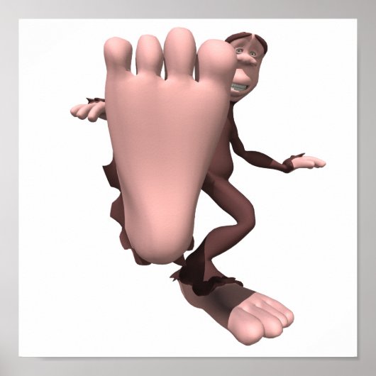 おもしろいサスカッチ ポスター (正面)