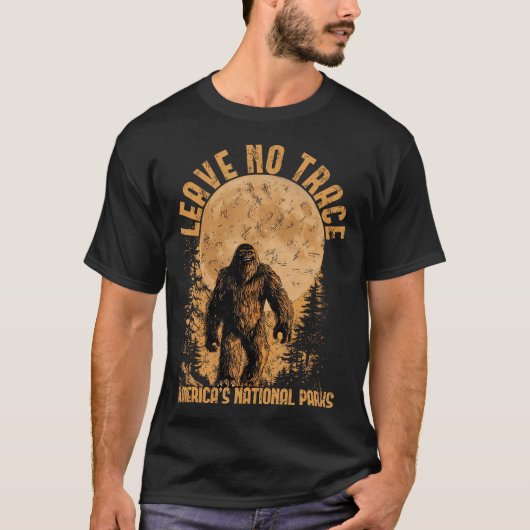 おもしろいサスカッチ Tシャツ (正面)